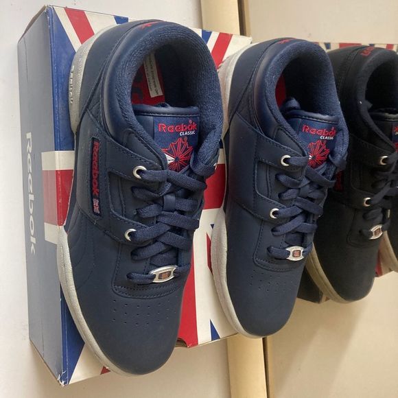 Reebok Leather Classic Workout Low Blue Size 8 main image 9